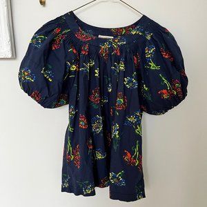 Midnight Floral Iren top